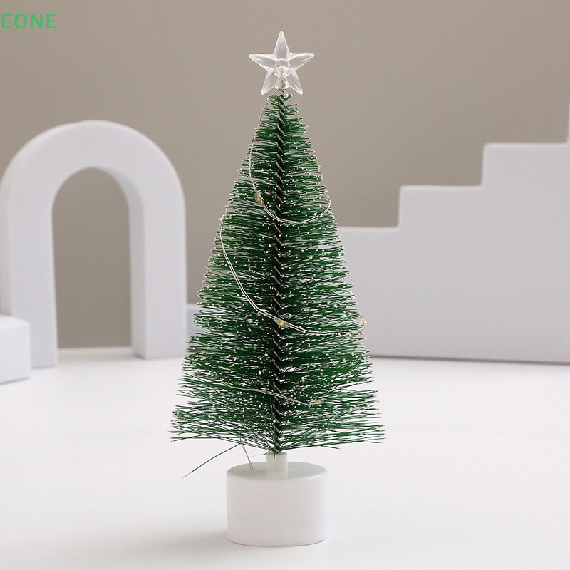 EONE Mini Christmas Trees With LED Light Decor Tabletop Crafg DIY ...