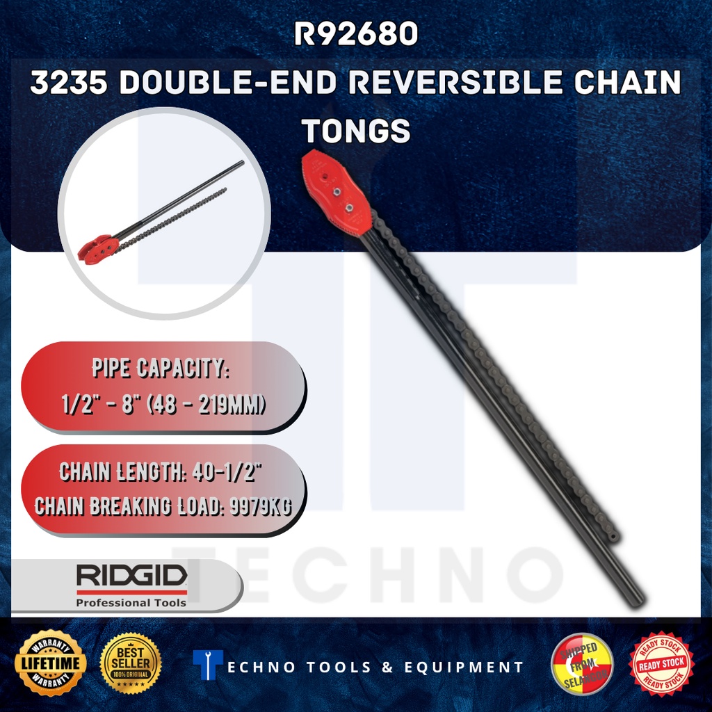 RIDGID 92680 Chain Tong 1.5