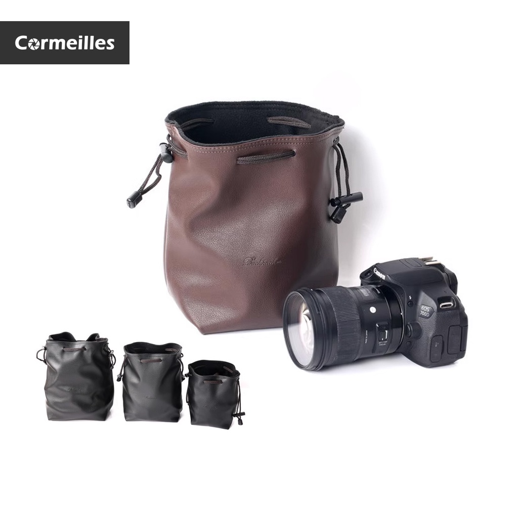 DSLR Camera Bag Lens Case Lens Drawstring Pouch Camera Pouch For Nikon
