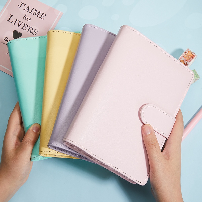Organizer Risparmio Denaro Raccoglitore A6 NEFLSI Con 12 Buste Trasparenti - Organizzatore Per Contanti, Documenti E Budget Quaderno Ad Anelli