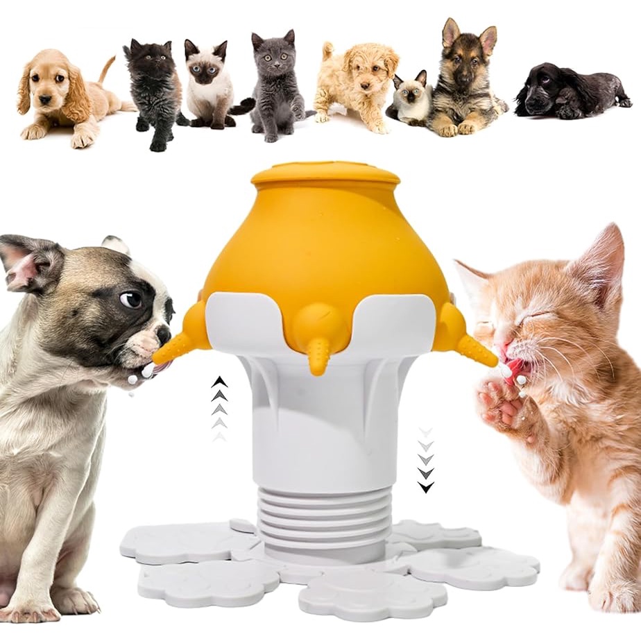 Puppy Feeder for Multiple Puppies 300ml Puppy Milk Feeder Bowl with 5