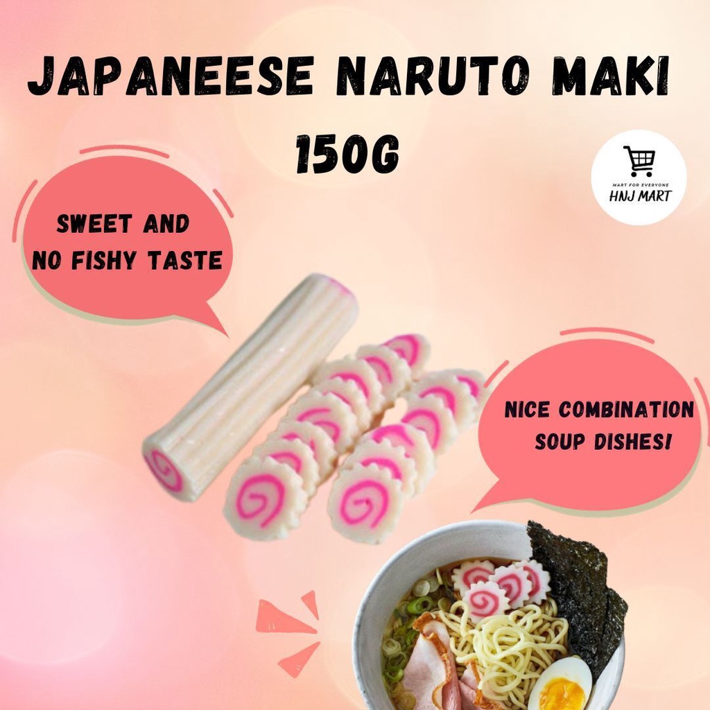 Kitamura Japanese Naruto Maki 150g Japanese Fish Cake Japanese