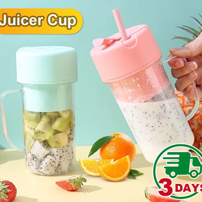 Blender Juice Juicer Cup With Straw Portable Juice Blender Wireless
