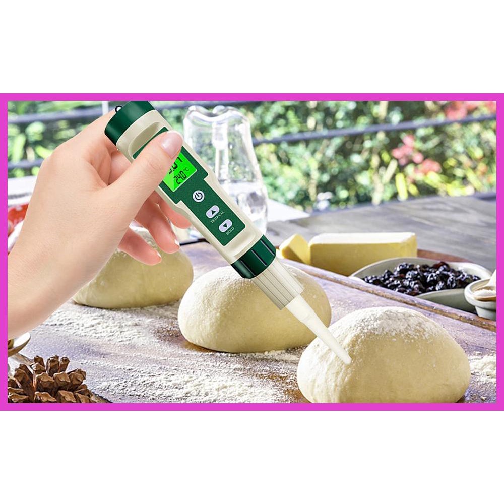 Food PH Tester High Accuracy Sensor Probe Digital Soil PH Meter