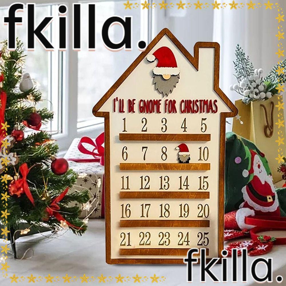 FKILLA1 Christmas Advent Countdown Calendar, Time Tool Detachable