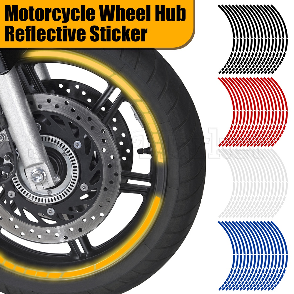 [ Featured ] Car Wheel Tire Stickers / Motorcycle Wheel Hub Reflective ...