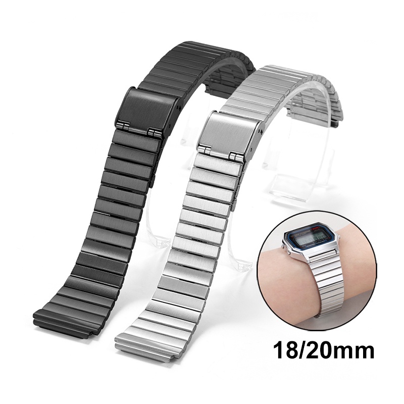 Casio stainless steel clearance watch strap