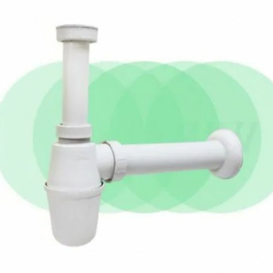32MM/40MM Plastic Bottle L Trap for Plumbing Faucet Basin Washroom Bathroom  Kitchen Sink Tap / PLASTIC BOTTLE TRAP