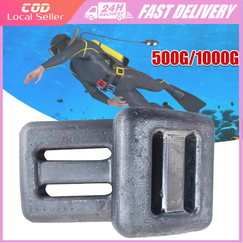 500/1000g Diving weights lead sinker for Free diving Scuba Weights