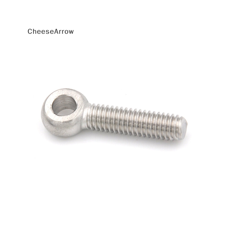 CheeseArrow 304 steel eye bolt M6*25 Screw O ring head Axle pin split