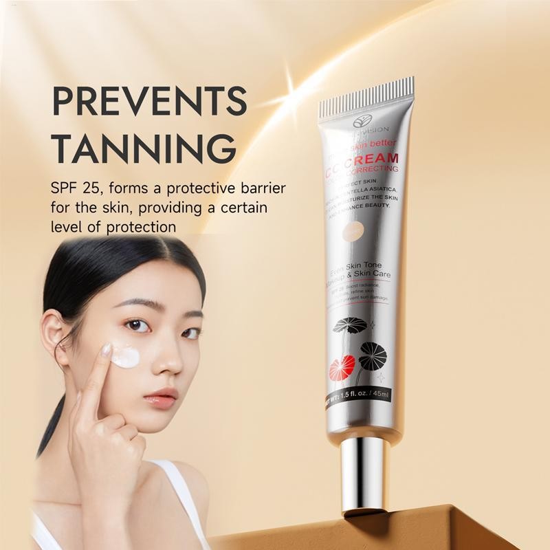 CC Cream Foundation 30 Ml – Feuchtigkeitsspendend, Hauttonausgleichend, Wasserfest, Für Alle Hauttypen