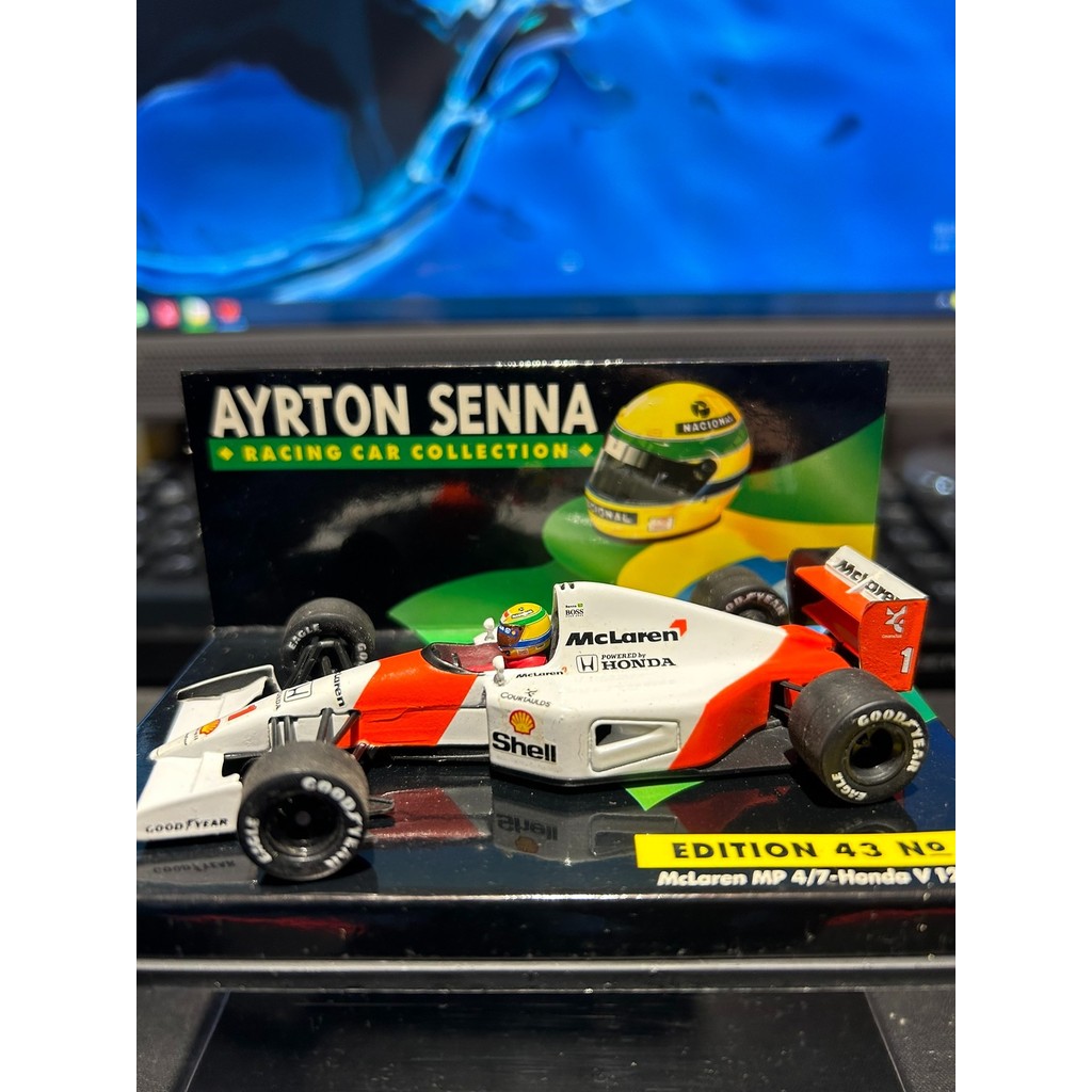 Minichamps 1/43 - F1 McLaren MP4/7 Honda V12 De Gerhard Berger - 1992 - Réf 530 924302 - Occasion
