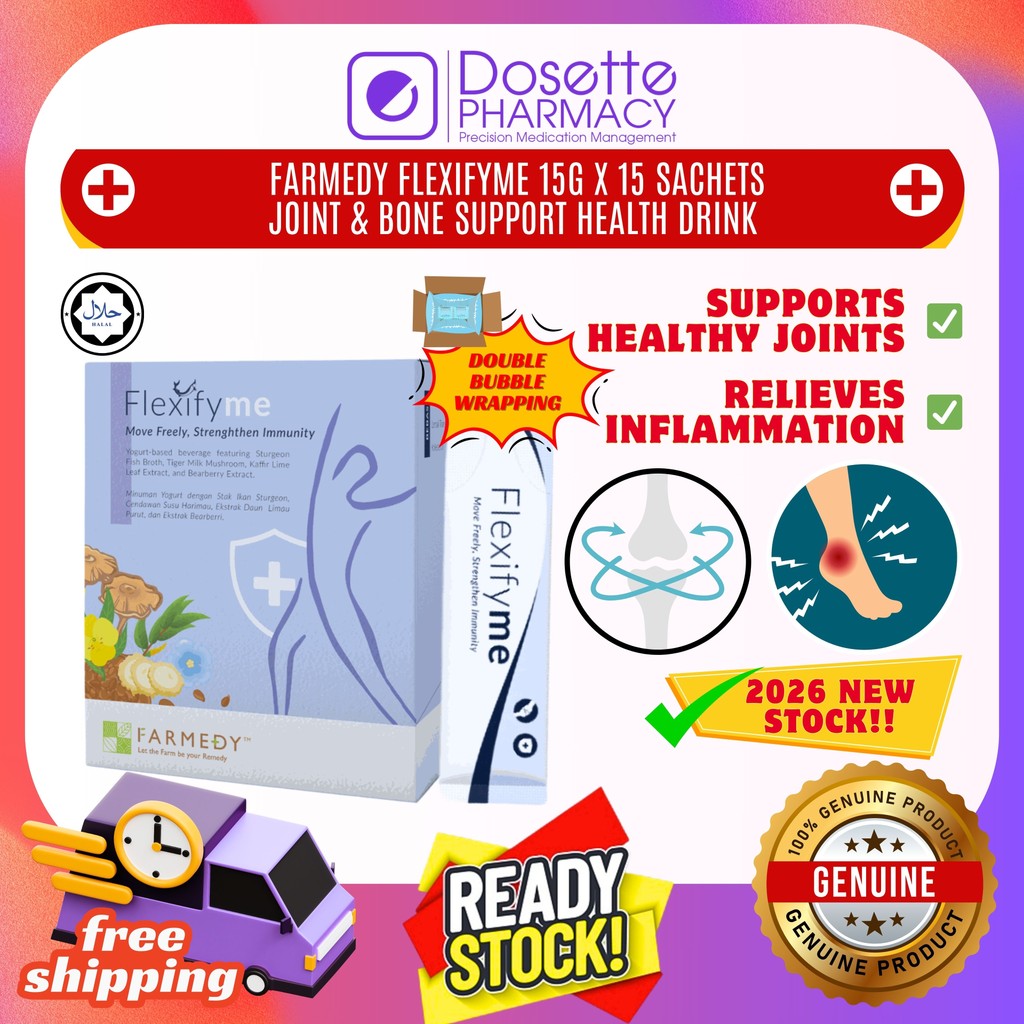 [EXP: 03/2027] FARMEDY FLEXIFYME 15G X 15 SACHETS PROMOTE HEALTHY ...