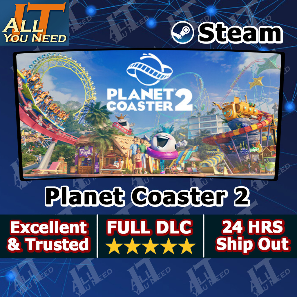 Planet Coaster 2 With FULL DLC [PC Game] Steam Offline | Shopee Malaysia