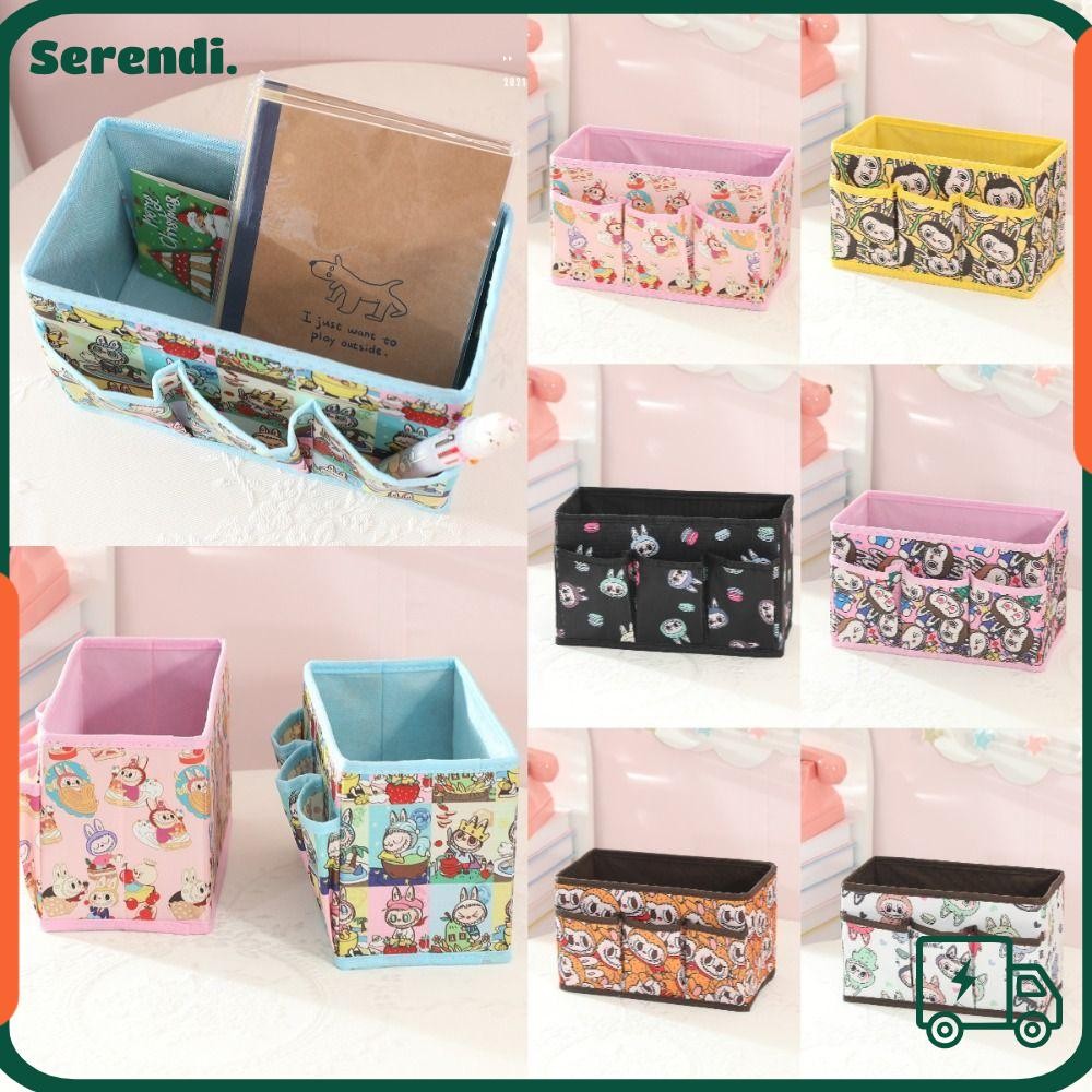 SERENDI Foldable Storage Box, Non-Woven Colorful Labubu Box, Hot Labubu ...
