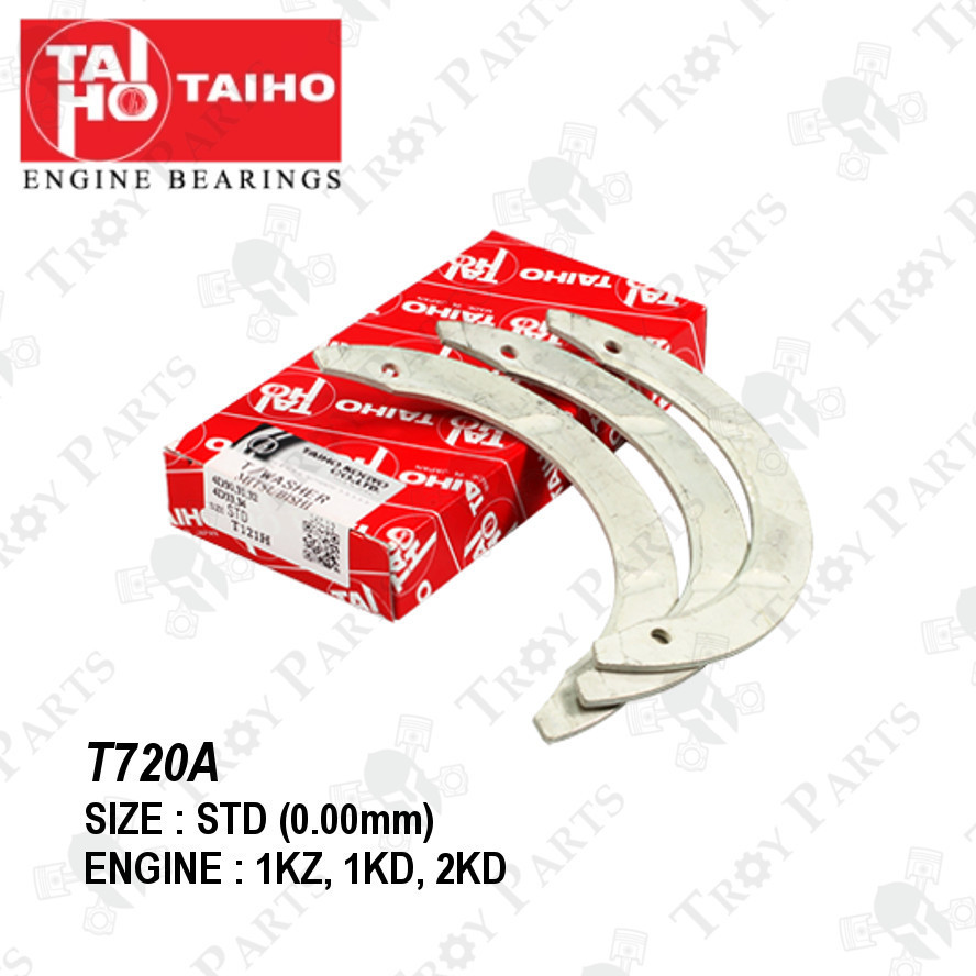 Taiho Thrust Washer for Toyota 1KZ 1KD 2KD (T720A) - STD Size (0.00mm ...