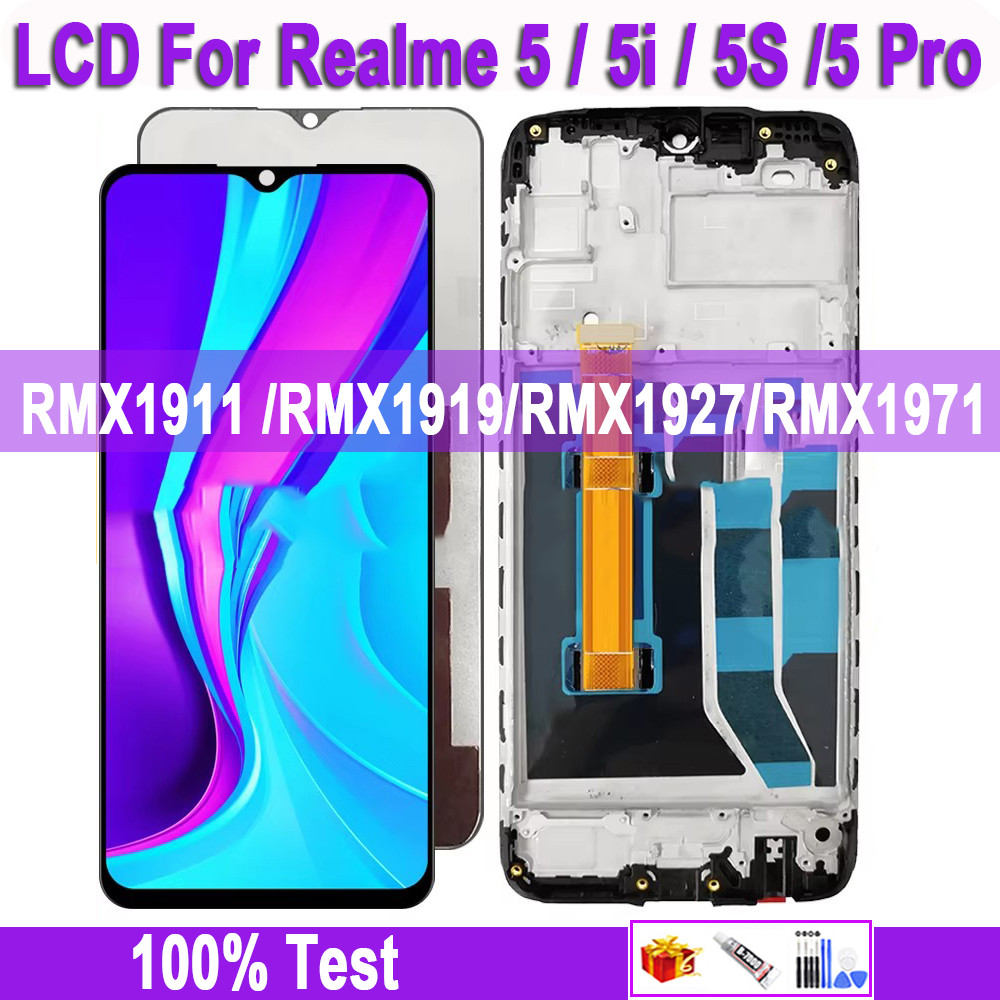 LCD For Realme 5/5s/5pro RMX1911 RMX1925 RMX2030 RMX1971 LCD Display ...