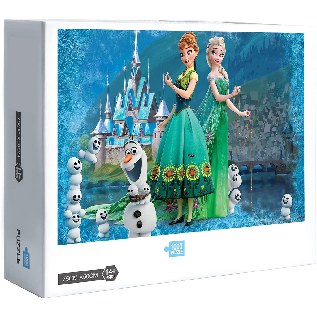 New Frozen Elsa Anna Disney Princess Movie 300 500 1000 Pieces Jigsaw ...