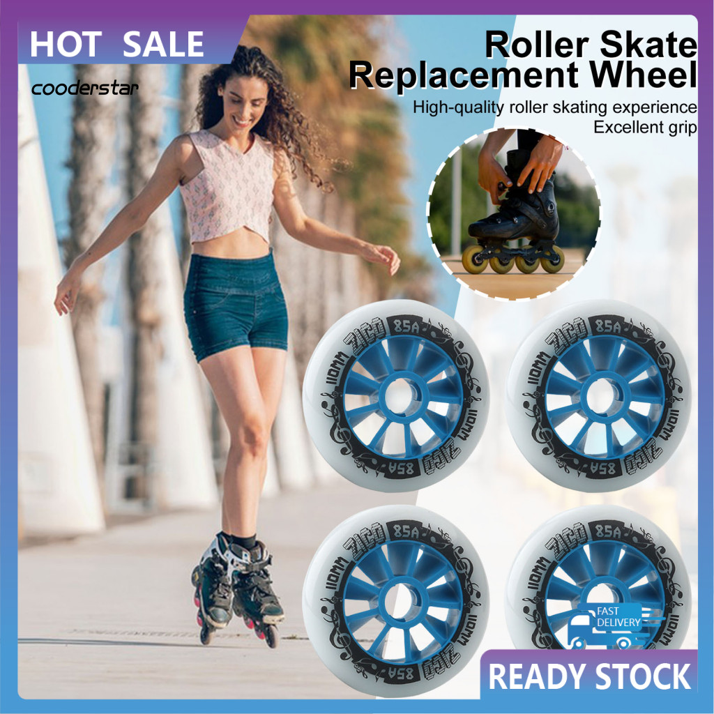COOD Smooth Support Roller Wheels Outdoor Roller Skates 4 Pack Inline ...