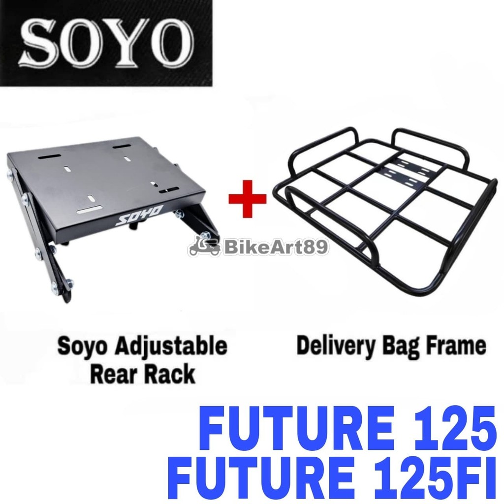 SOYO Monorack HONDA FUTURE 125 / 125FI Foodpanda Grabfood Shopee Food ...