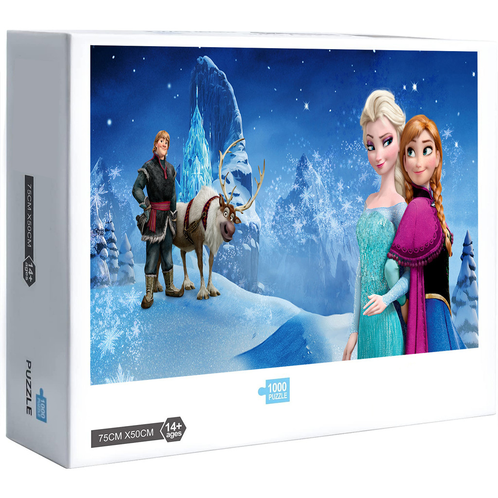 New Frozen Elsa Anna Disney Princess Movie 300 500 1000 Pieces Jigsaw ...