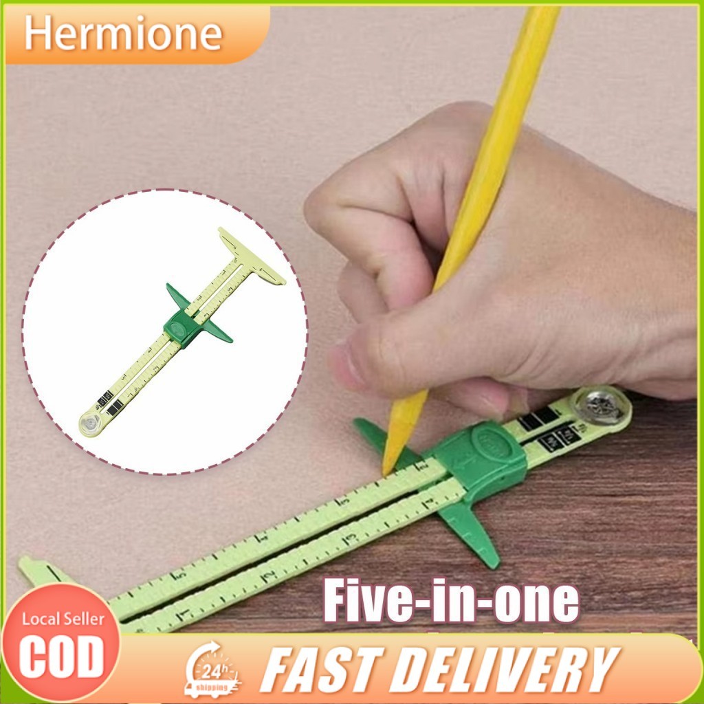 Patchwork 5-in-1 Sewing Seam Ruler High - quality Sliding Gauge ...