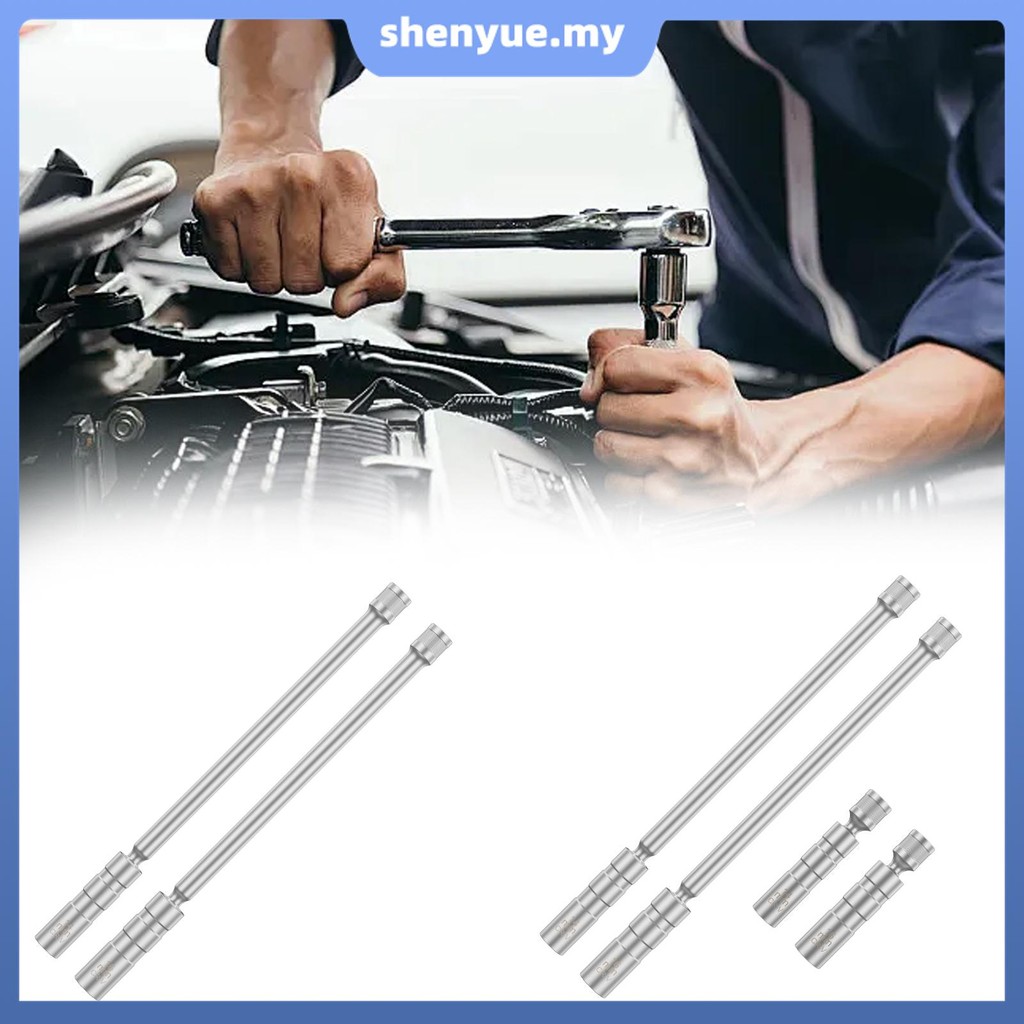 2/4 Pcs 14mm+16mm Magnetic Spark Plug Socket Thin Wall Spark Plug ...