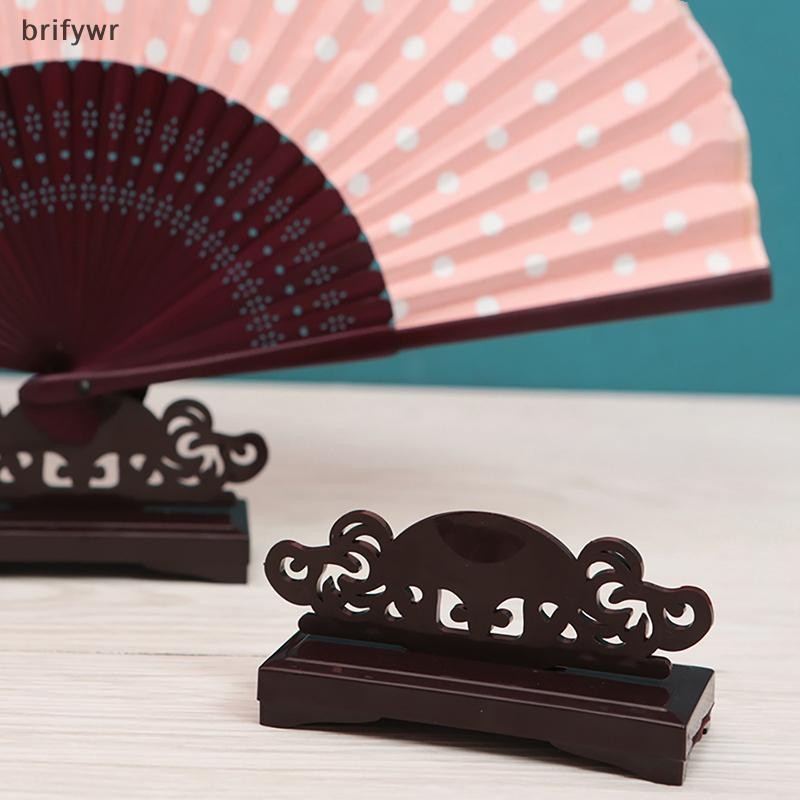 bri 1Pcs Fan Stand Display Base Holder Circular Fan Display Stand Home ...