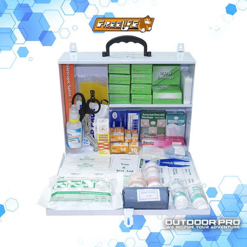 Freelife First Aid Kit PM-03-MXL Metal Extra Large First Aid | Shopee ...