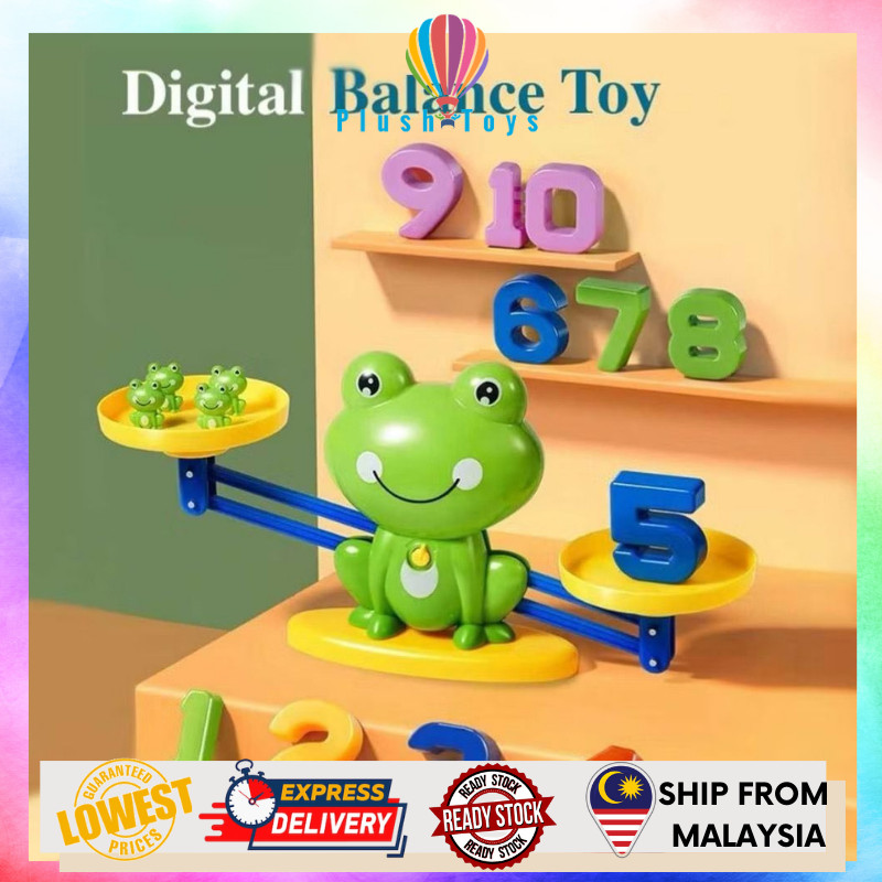 Educational Toys Frog Balance Scale Mathematic Games Kid Children ...