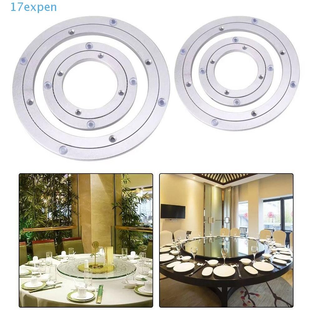 EXPEN Aluminum Table Turntable, Smooth Quiet Rotating Bearing Base ...