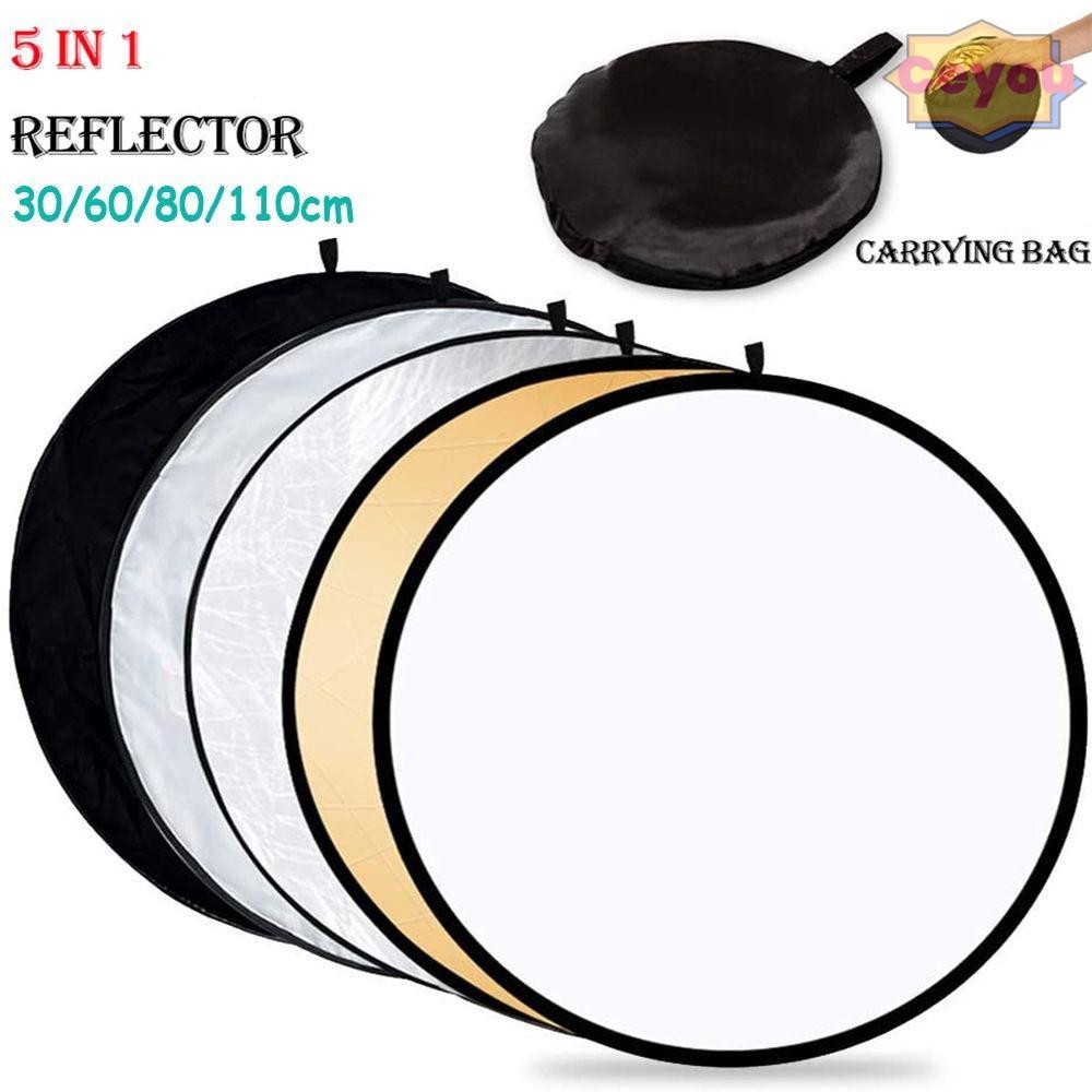 CEYOU 2/5in1 Photography Reflector, Outdoor Portable Light Diffuser ...