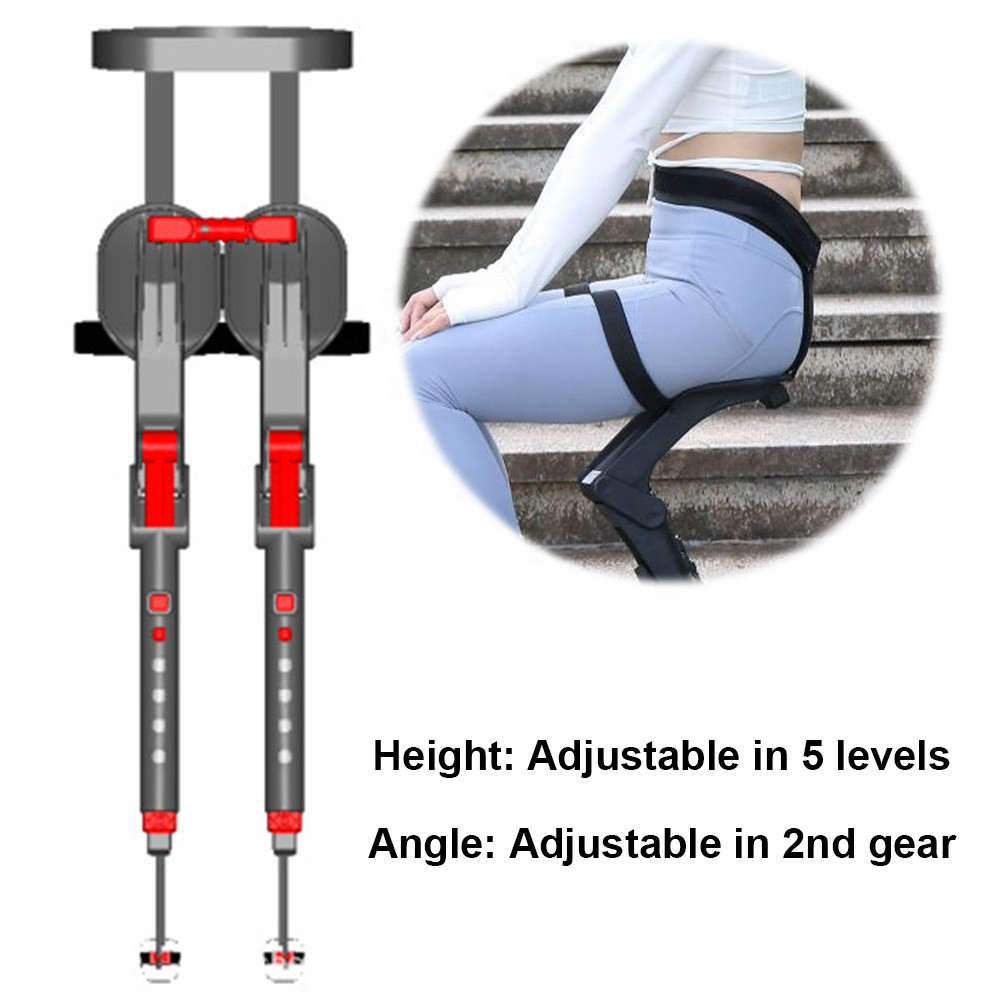 Chairless Wearable Invisible Chair Adjustable Exoskeleton Wearable ...