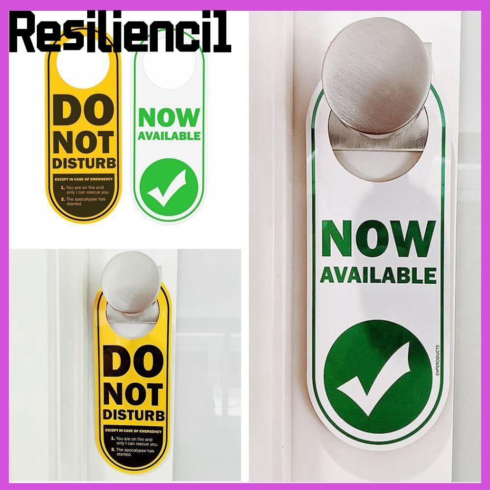 RESILIENCI1 Door Sign, PVC Please Do Not Disturb Cleaning Label ...