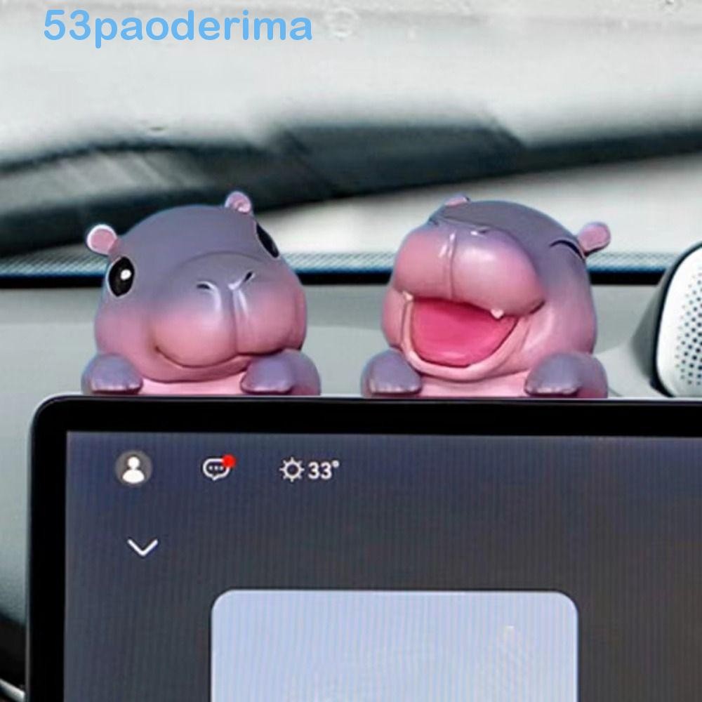 PAODERIMA Moo Deng Screen Figurine, Navigator Screen Mini Dolls ...