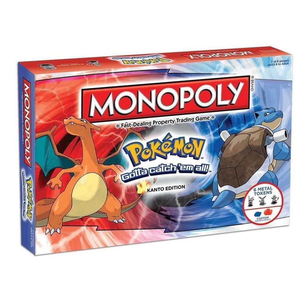 English Board Game Solitaire MONOPOLY Pokemon MONOPOLY Pokémon Pokemon ...