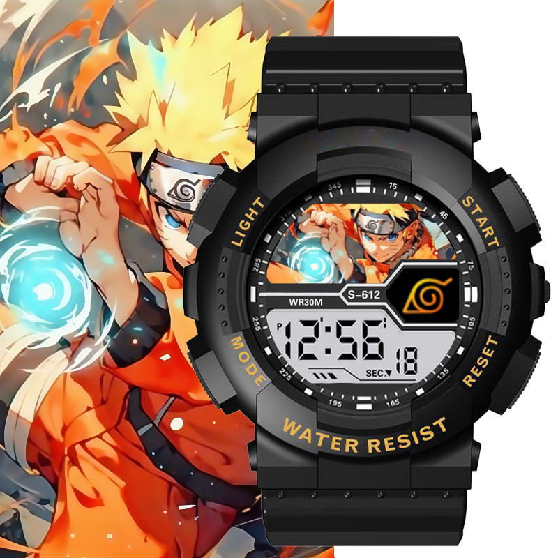 Waterproof Watch Naruto Sasuke Elementary School Students Watch Junior ...