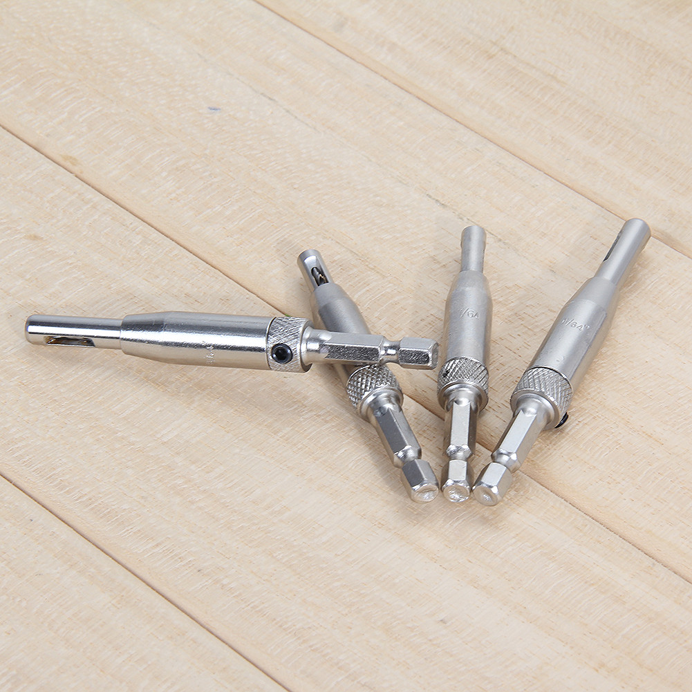 # 4pcs HSS Self Centering Drill Bit Set for Drawer Guides [Truman.my ...
