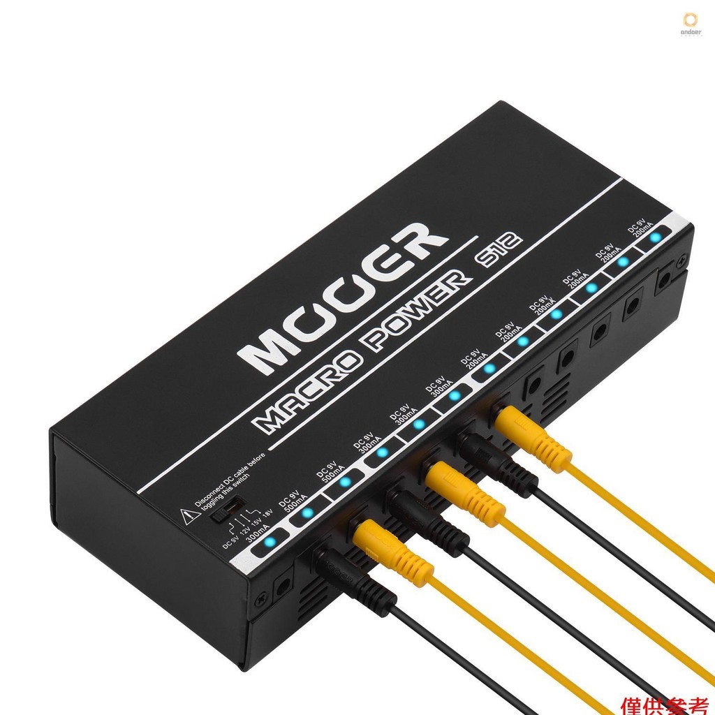 MOOER MACRO POWER S12 Professional Guitar Effect Power Supply