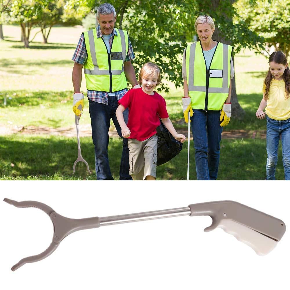 MXBEAUTY Garbage Picker, With Handle Long Handled Trash Reacher Picker ...
