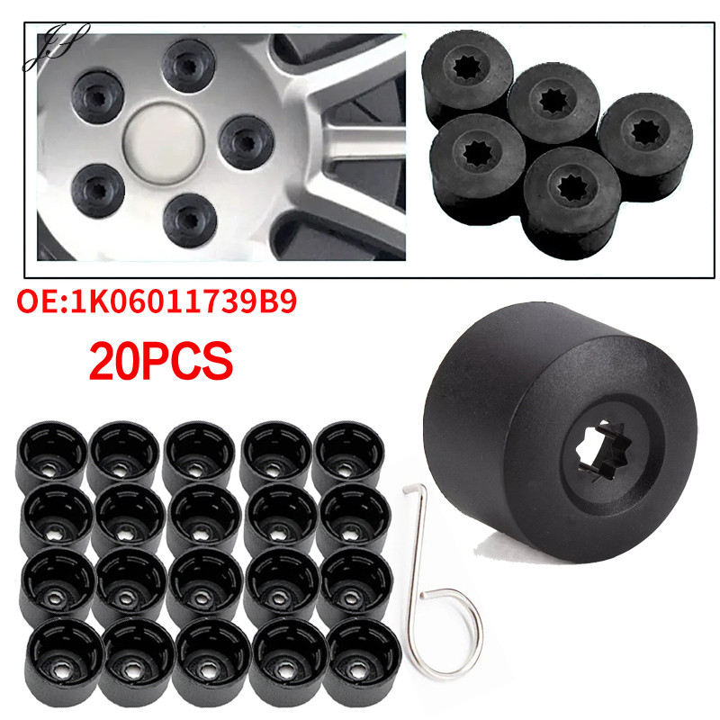 Car Wheel Hub Nut Bolt Covers For VW Volkswagen Jetta Polo Tiguan Golf ...