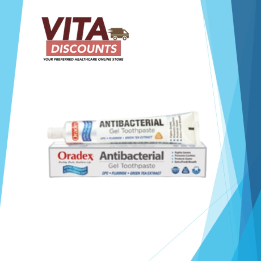 ORADEX ANTIBACTERIAL GEL TOOTHPASTE 120G | Shopee Malaysia