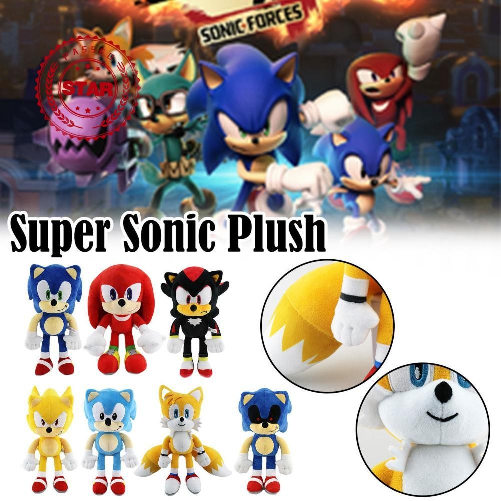 45cm Sonic The Hedgehog Shadow Amy Rose Knuckle Tail Toy Gift Cartoon ...