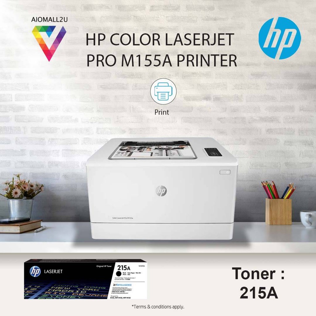 HP Color LaserJet M155a Printer, Print only no scanner and no wifi ...