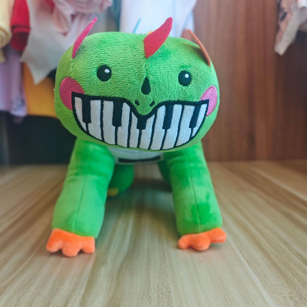 Poppy playtime huggy wuggy Horror Game Keyboard Teeth Smile Doll Plush ...