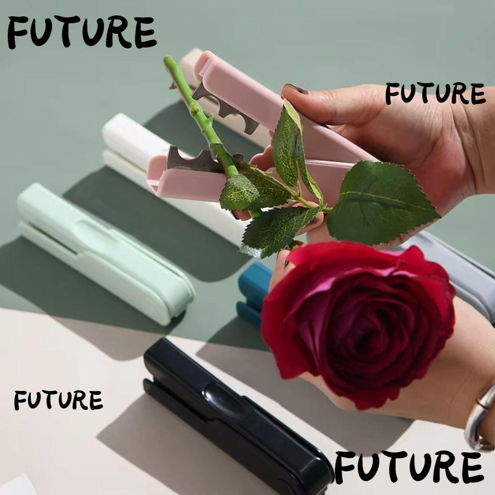 Rose Thorn Stripper Tool Set - Removes Thorns & Leaves Safely, Pink Flower-Shaped & Plier Style - View #4