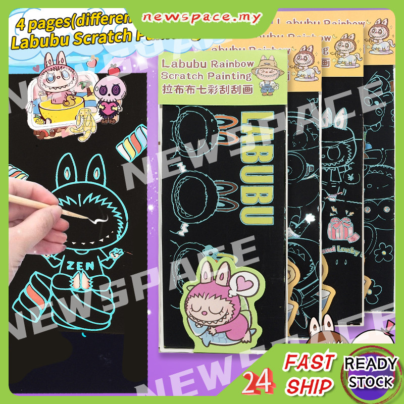 Capycara Scratch Painting For Kids And Boys Girls Kuromi Toys Colourful ...