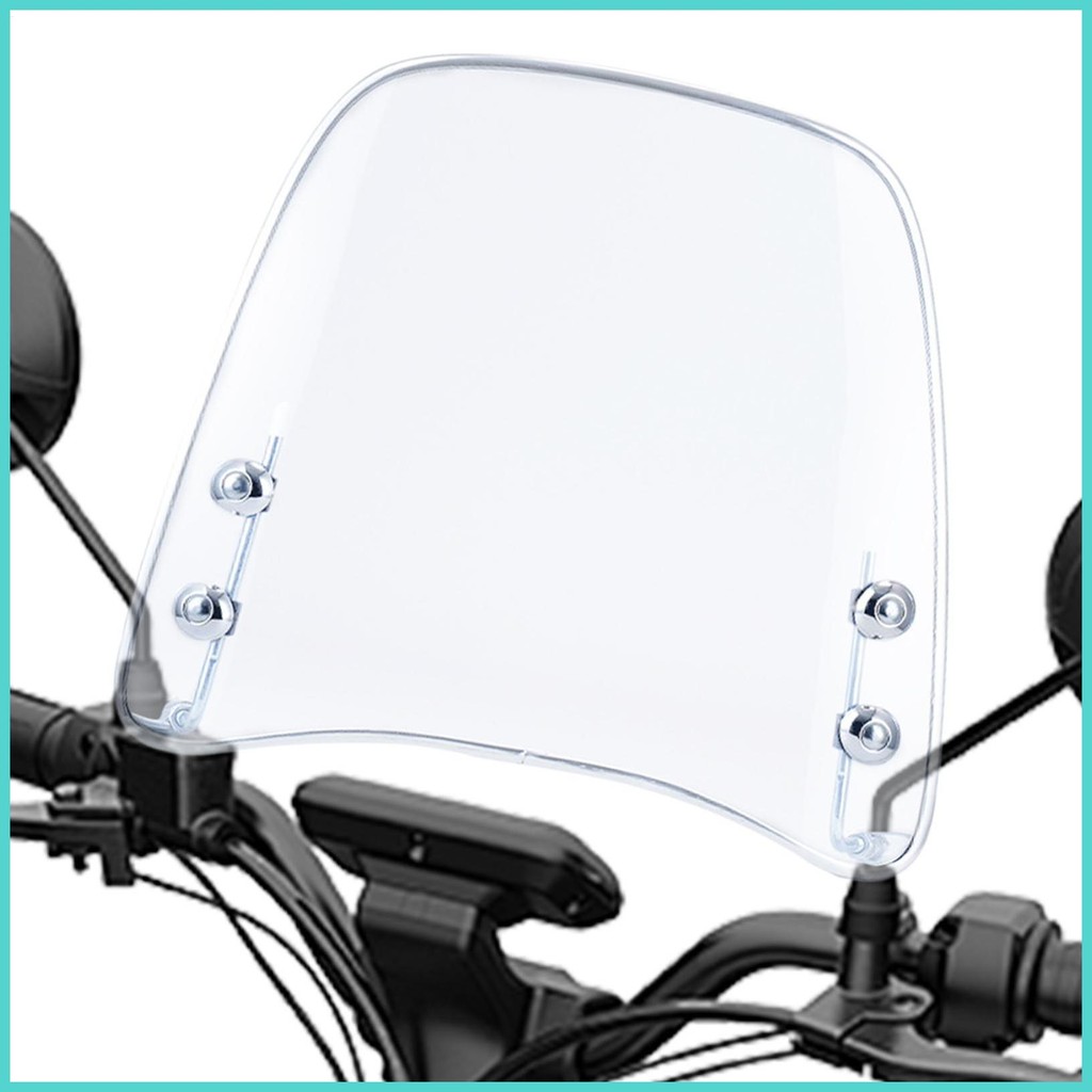Clear Windshield Motorcycle Windscreen Wind Deflector Flexible Front ...
