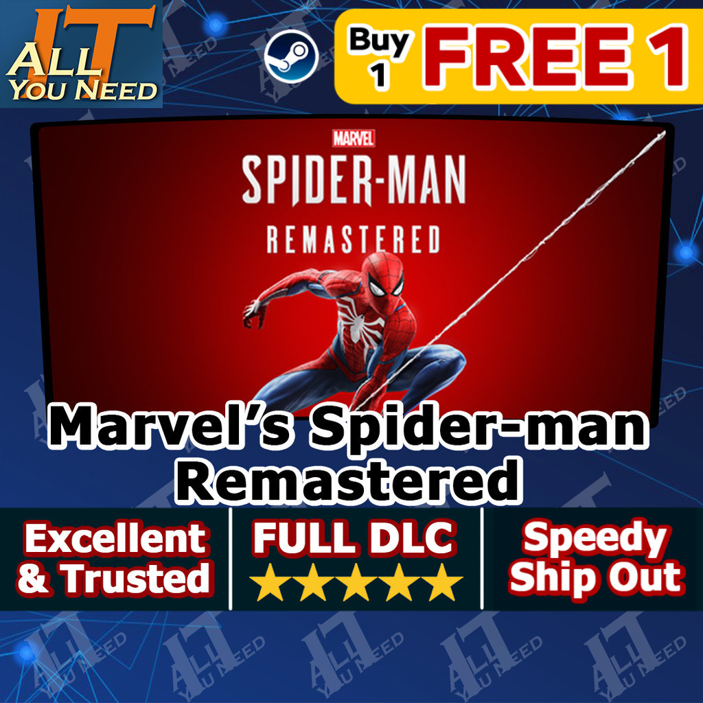Marvel’s Spider-Man Remastered With FULL DLC [PC Game] Steam CDKEY ...