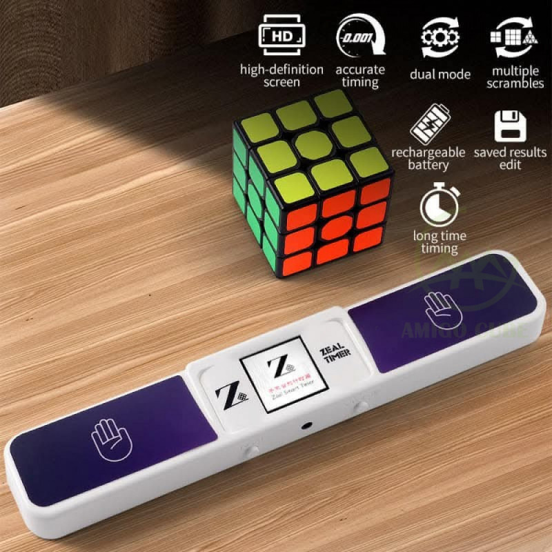 Speed ​​Cube Timer – Minuteur de vitesse à contrôle tactile pour l'athlétisme professionnel | Machine d'affichage d'exercices de course pour filles et réunions d'événements, jeux de bureau